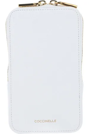 Coccinelle Leren Telefoontasje Flor Hi-Tech Phone Bag Wit
