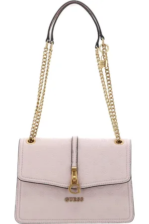 Guess Schoudertas Avondtas G James Logo Convertible Flap Crossbody Bag Roze