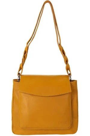 Cinque Leren Schoudertas Romina Handbag Geel