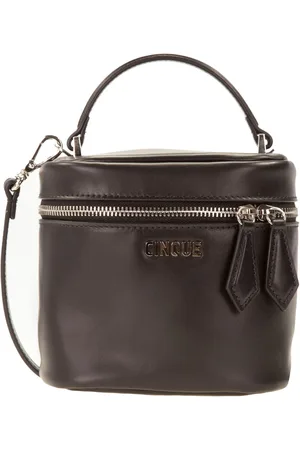 Cinque Leren Schoudertas Handtas Maite Crossover Bag Zwart