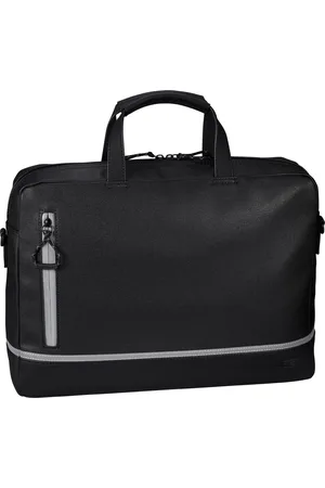 Jost Business tas Schoudertas met laptopvak Billund Cyclist Business Bag Zwart