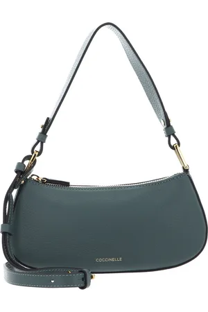 Coccinelle Leren Schoudertas Avondtas Merveille Mini Bag Groen