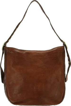 Campomaggi Leren Schoudertas Shoulder Bag Bruine