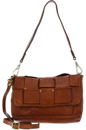 Campomaggi Leren Schoudertas Crossbody Bag Bruine
