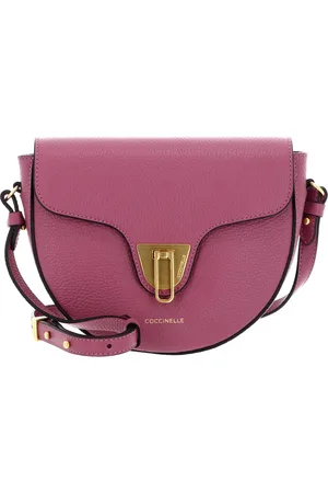 Coccinelle Leren Schoudertas Avondtas Beat Soft Crossover Bag Paars