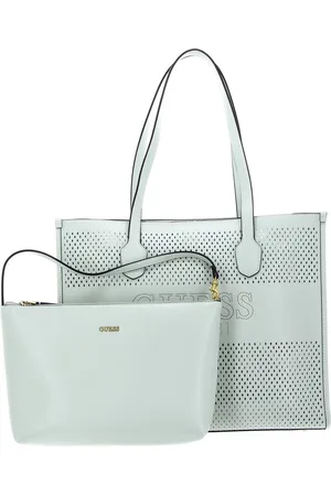 Guess Schoudertas Katey Perf Tote Mintgroen