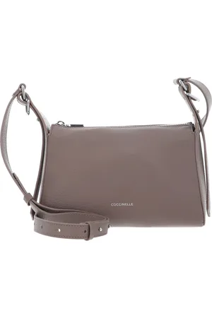 Coccinelle Leren Schoudertas Bishop Mini Bag Grained Leather