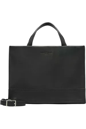 liebeskind Leren Handtas Schoudertas Lou 2 Satchel Bag Zwart