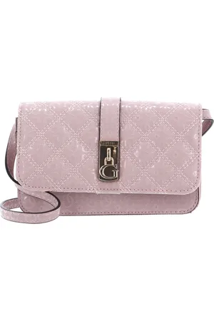 Guess Telefoontasje Schoudertas Gaia SLG Phone Crossbody Roze