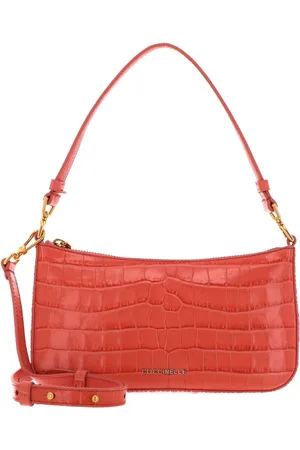 Coccinelle Leren Schoudertas Avondtas Mini Bag Shoulder Bag Roze