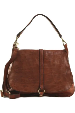 Campomaggi Leren Schoudertas Shoulder Bag Bruine