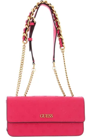 Guess Schoudertas Geva Convertible Flap Crossbody Bag Paars