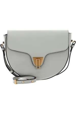 Coccinelle Leren Schoudertas Beat Soft Crossbody Bag Mintgroen