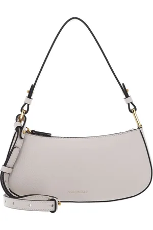 Coccinelle Leren Schoudertas Avondtas Merveille Mini Bag Crème