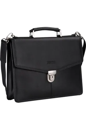 Leonhard Heyden Afzonderlijke gevallen Schoudertas Hannover Briefcase 1 Compartment Zwart