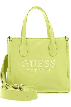 Guess Handtas Schoudertas Silvana 2 Compartment Mini Tote Lichtgroen