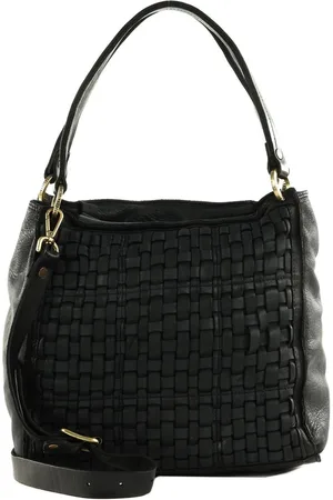 Caterina Lucchi Schoudertas Handtas Anna Shopping Bag Zwart