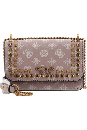 Guess Schoudertas Fynna Convertible Crossbody Flap Roze