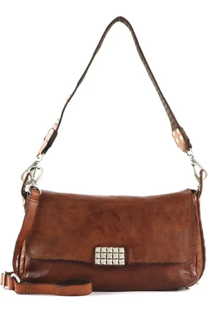 Campomaggi Leren Schoudertas Shoulder Bag Bruine