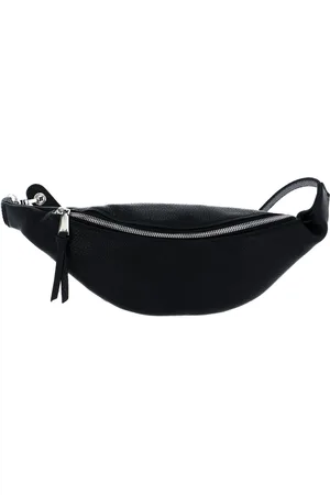 Abro+ Leren Gordeltas Leather Adria Belt Bag Linna Zwart