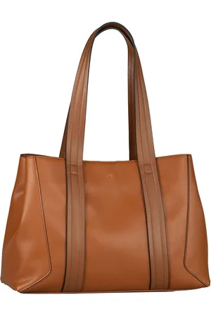 TOM TAILOR Schoudertas Manola Zip Shopper Terracotta