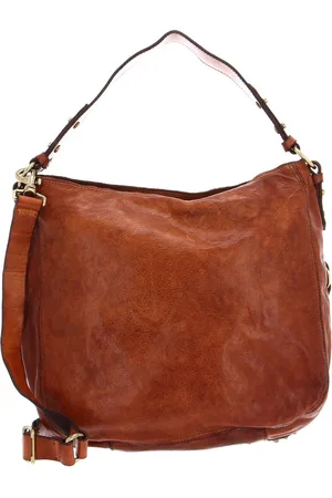 Campomaggi Leren Schoudertas Shoulder Bag Terracotta