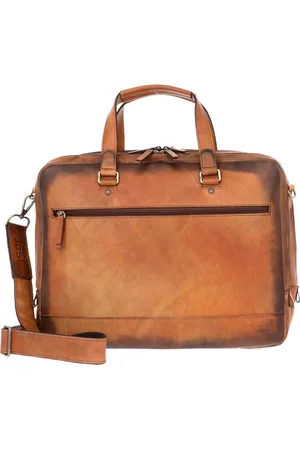 Jost Business tas Schoudertas met laptopvak Randers Business Bag Bruine