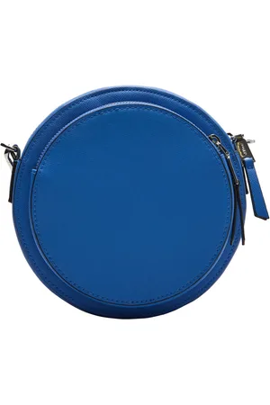 QS by s.Oliver Schoudertas Round Crossbody Bag Blauw