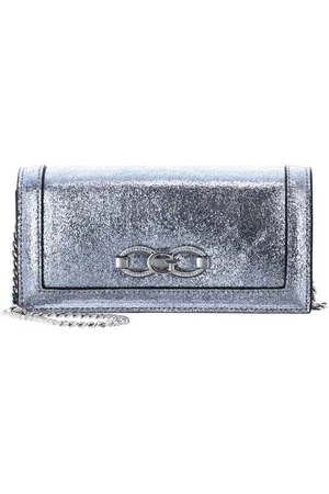 Guess Koppeling Schoudertas Gilded Glamour Xbody Clutch Zilverkleurig