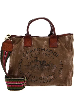 Campomaggi Handtas Schoudertas Shopping Bag Bruine