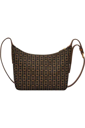 Fossil Leren Schoudertas Cecilia Top Zip Crossbody Bruine