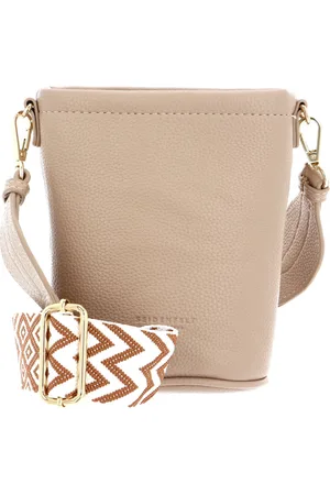 Seidenfelt Manufaktur Schoudertas Persby Small Bucket Crossbody Bag Beige