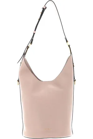 Coccinelle Leren Schoudertas Fauve Shoulder Bag Beige