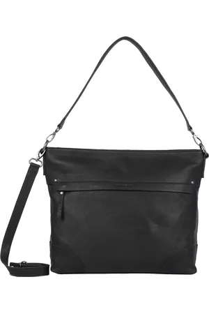 Gerry Weber Leren Schoudertas Tarragona Hobo Zwart