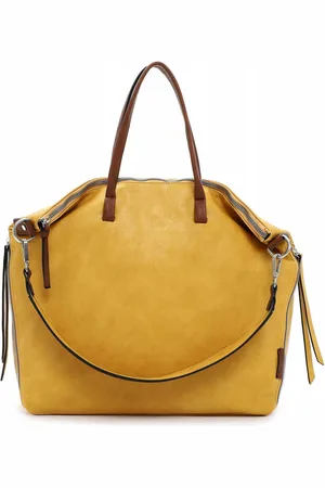 Tamaris Schoudertas Handtas Gritt Shopper Geel