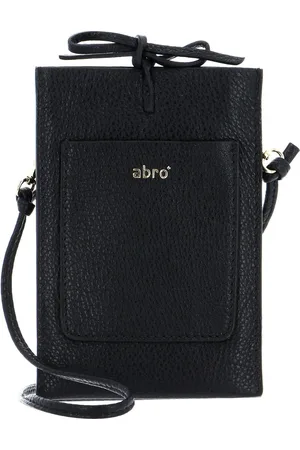 Abro+ Leren Telefoontasje Leather Dalia Phone Bag Raquel Zwart