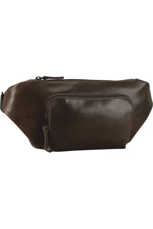 Leonhard Heyden Leren Gordeltas Schoudertas Porto Crossbag Donkerbruin