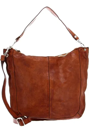 Campomaggi Leren Schoudertas Shoulder Bag Terracotta