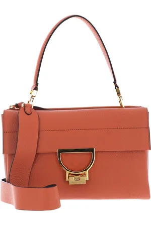 Coccinelle Leren Handtas Schoudertas Arlettis Handbag Bruine