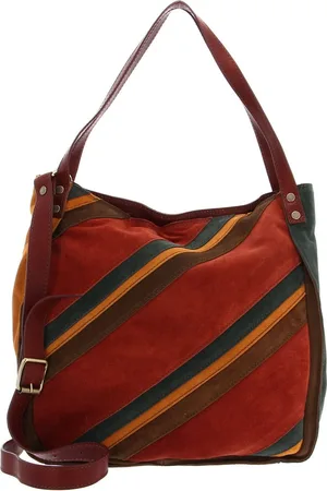 Caterina Lucchi Leren Schoudertas Shopper Lucca Shoulder Bag Veelkleurig