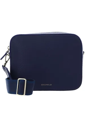 Coccinelle Leren Schoudertas Tebe Crossover Bag Blauw