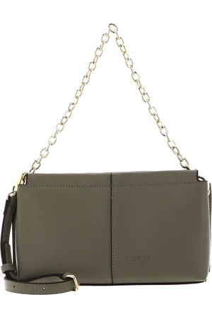 Seidenfelt Manufaktur Avondtas Schoudertas Nees Midi Crossbody Bag Kaki