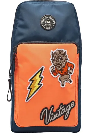 Fossil Schoudertas Sport Sling Bag Oranje Blauw
