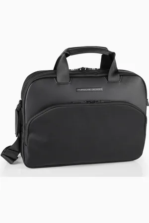 Porsche Design Handtas Laptoptas met laptopvak Voyager Briefbag Zwart