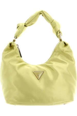 Guess Handtas Velina Hobo Geel