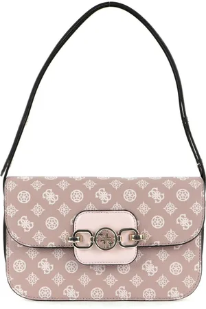 Guess Schoudertas Hensely Logo Convertible Shoulder Bag Roze Veelkleurig