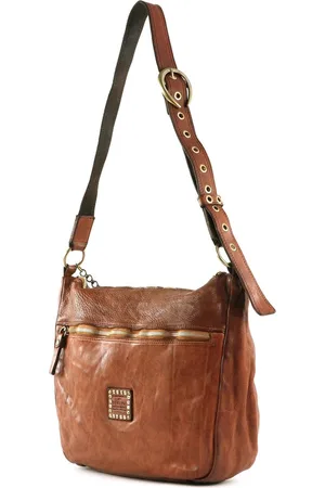 Campomaggi Leren Schoudertas Shoulder Bag Bruine