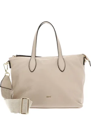 Abro+ Leren Schoudertas Handtas Leather Dalia Shopper Clivia Beige