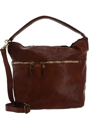 Campomaggi Leren Schoudertas Shoulder Bag Bruine
