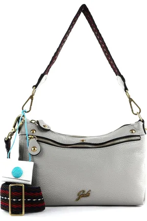 Gabs Leren Schoudertas Clelia Shoulder Bag Grijs